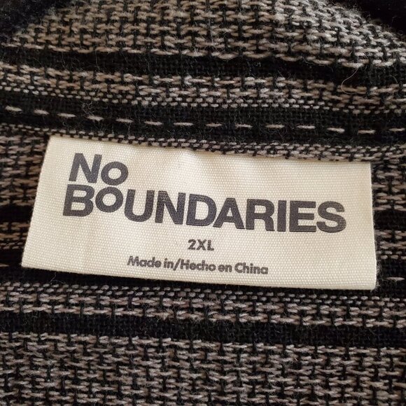 NWT 2 SZ 2XL No Boundaries Textured Striped Fabric Short Sleeve Men's Shirts - Picture 8 of 14